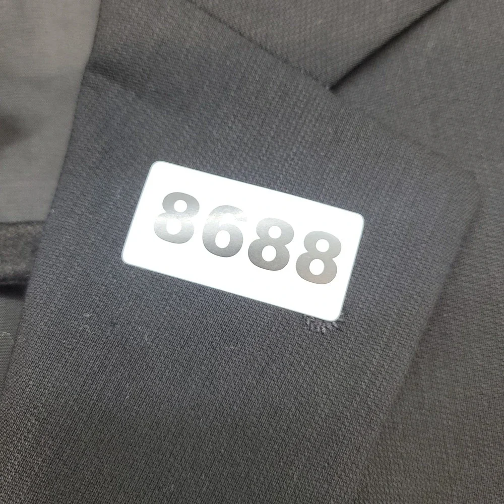 Hugo Boss Blazer Mens 42R Black Wool 4-Button Single Breasted Made in USA